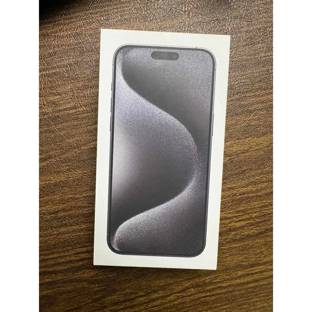 Empty Apple iPhone 15 Titanium 1TB Box - Box & Booklet Only